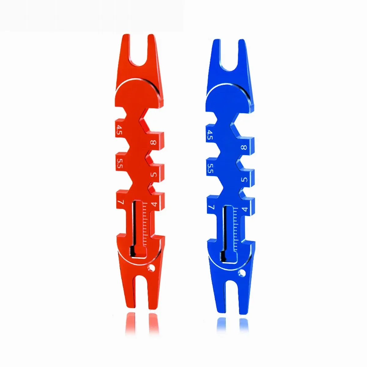 Running Gear Car - 1 Buah Kunci Pas Merah/Biru Mobil